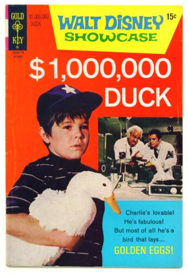 $1,000,000 DUCK Gold Key Comics 1971 Walt Disney Showcase #5