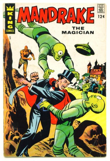 MANDRAKE the MAGICIAN #5 King Comics 1967 UFO COVER