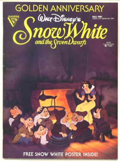 SNOW WHITE and the SEVEN DWARFS Golden Anniversary Gladstone Comics 1987 Walt Disney
