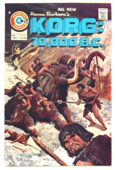 KORG 70,000 BC #1 Charlton Comics 1975 Hanna-Barbera