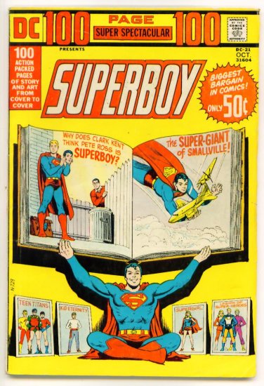 SUPERBOY SUPER SPECTACULAR DC-21 DC Comics 1973 GIANT