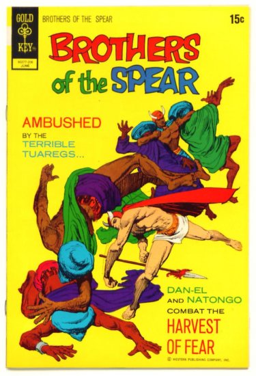 BROTHERS OF THE SPEAR #1 Gold Key Comics 1972 FINE