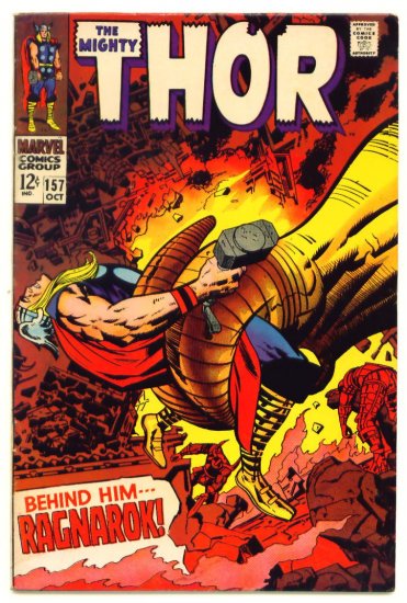 THOR #157 Marvel Comics 1968 Loki