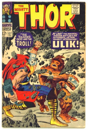 THOR #137 Marvel Comics 1967 Jack Kirby