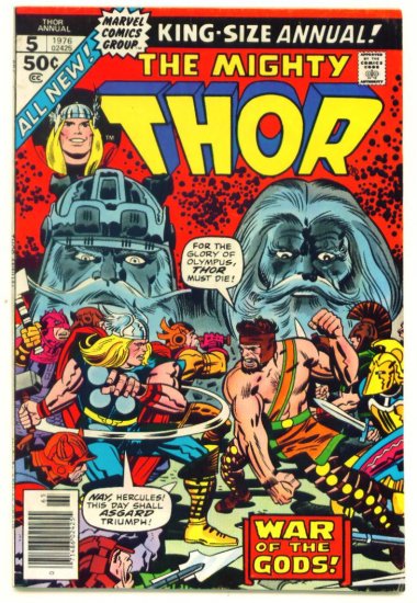 THE MIGHTY THOR ANNUAL #5 Marvel Comics 1976