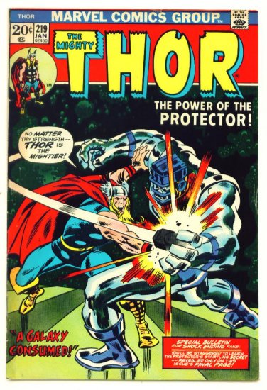THE MIGHTY THOR #219 Marvel Comics 1974