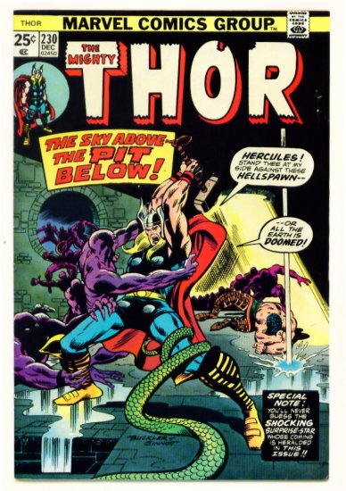 THE MIGHTY THOR #230 Marvel Comics 1974