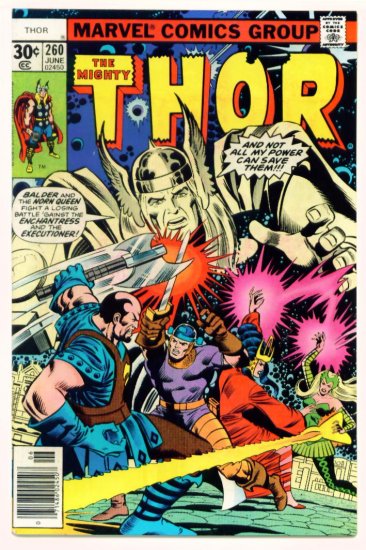THE MIGHTY THOR #260 Marvel Comics 1977