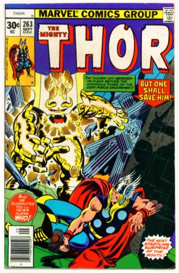 THE MIGHTY THOR #263 Marvel Comics 1977