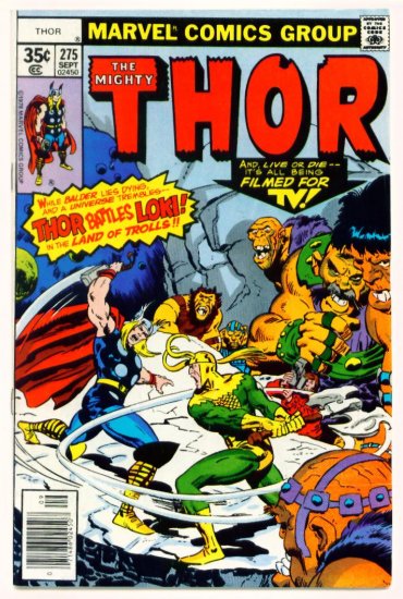 THE MIGHTY THOR #275 Marvel Comics 1978