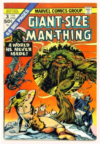 MAN-THING GIANT SIZE #3 Marvel Comics 1975