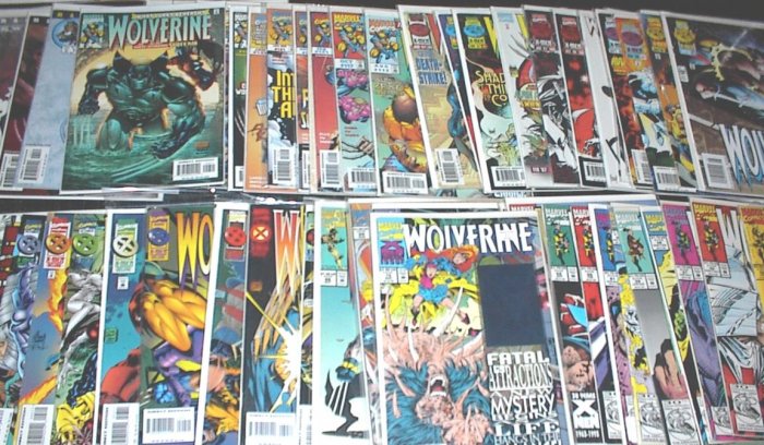 WOLVERINE lot of 57 Marvel Comics 1992 - 2003 X-Men