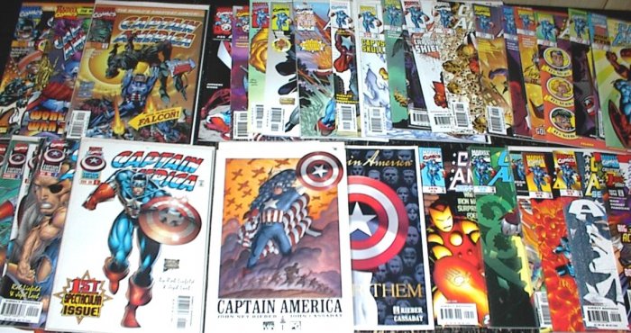 CAPTAIN AMERICA Lot of 39 Marvel Comics 1996 - 2002