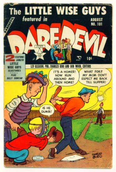 DAREDEVIL COMICS #101 Lev Gleason 1953 Little Wise Guys