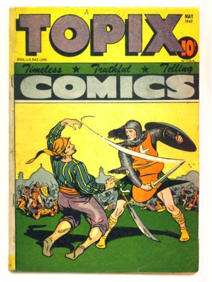 TOPIX COMICS VOLUME 5 ISSUE #8 1947