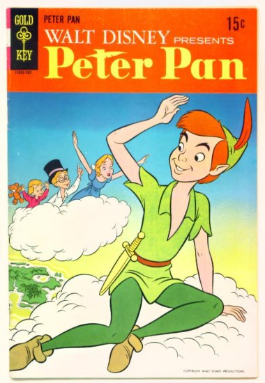 PETER PAN #1 Gold Key Comics 1969 Walt Disney