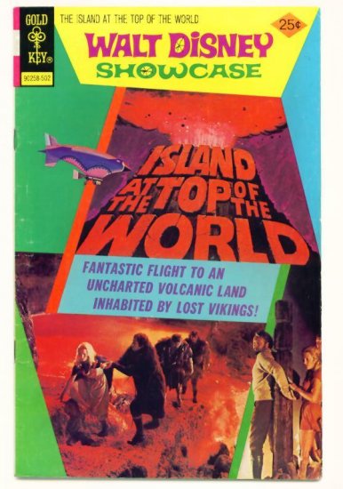 WALT DISNEY SHOWCASE #27 Gold Key Comics 1975 -- ISLAND AT THE TOP OF THE WORLD