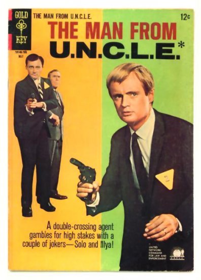 The MAN FROM UNCLE #12 Gold Key Comics 1967 Photo Cover