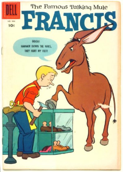 FRANCIS The Talking Mule Dell Comics 1958 Four Color #906