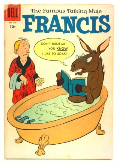 FRANCIS The Talking Mule Dell Comics 1956 Four Color #710