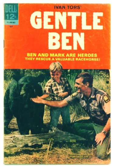 GENTLE BEN #2 Dell Comics 1968 Clint Howard photo cover