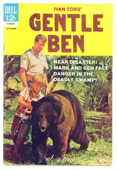 GENTLE BEN #4 Dell Comics 1968 Clint Howard photo cover