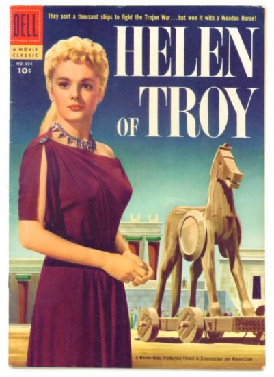 HELEN of TROY Dell Comics 1956 Four Color #684