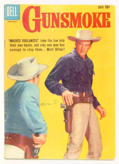 GUNSMOKE #15 Dell Comics 1959 James Arness