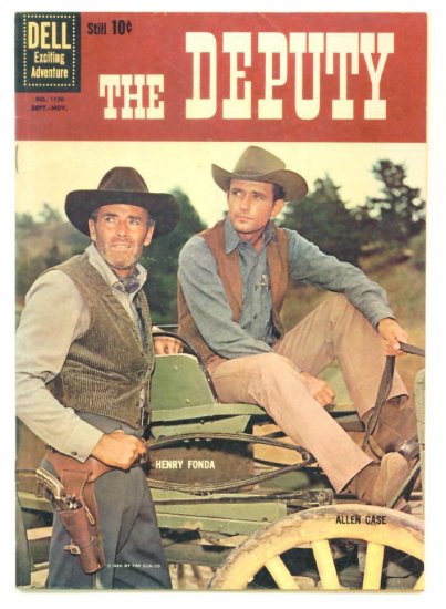 The DEPUTY #2 Dell Comics 1960 Henry Fonda Western