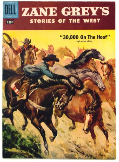 ZANE GREY'S STORIES of the WEST #34 Dell Comics 1957 VERY FINE