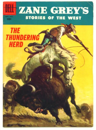 ZANE GREY'S STORIES of the WEST #31 Dell Comics 1956