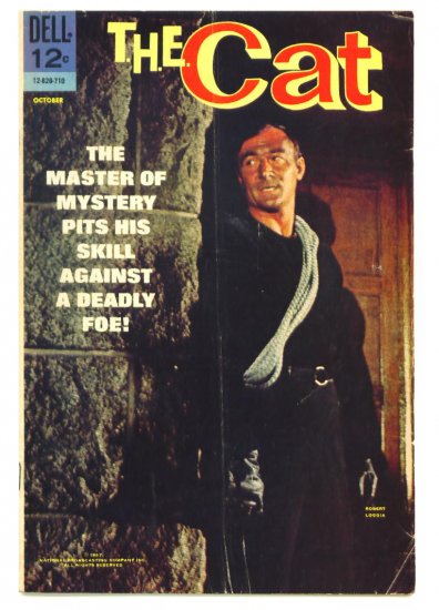 The CAT #4 Dell Comics 1967 Robert Loggia Photo Cover