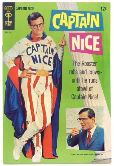 CAPTAIN NICE #1 Gold Key Comics 1967 FINE