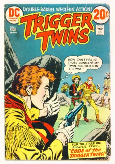 TRIGGER TWINS #1 DC Comics 1973 Western