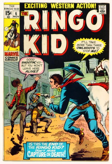 RINGO KID #6 Marvel Comics 1970 Western