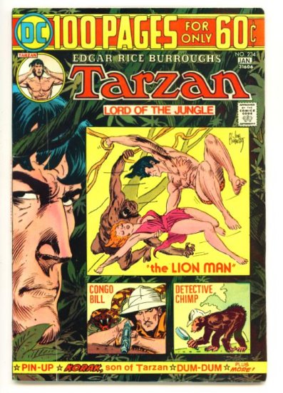 TARZAN #234 DC Comics 1974 GIANT 100 PAGE SPECTACULAR