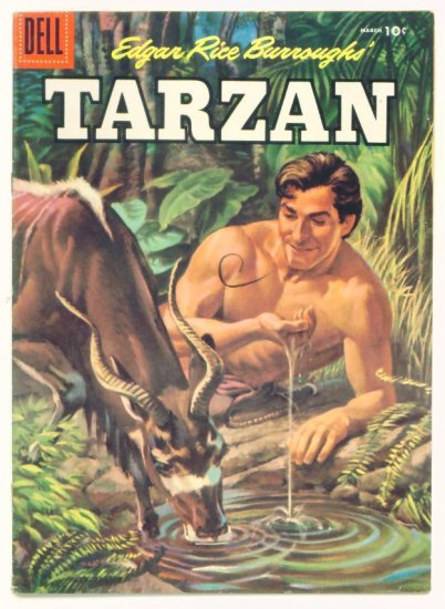 TARZAN #78 Dell Comics 1956