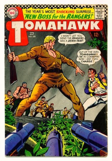 TOMAHAWK #108 DC Comics 1967