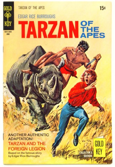 TARZAN #192 Gold Key Comics 1970 LEOPARD GIRL FINE