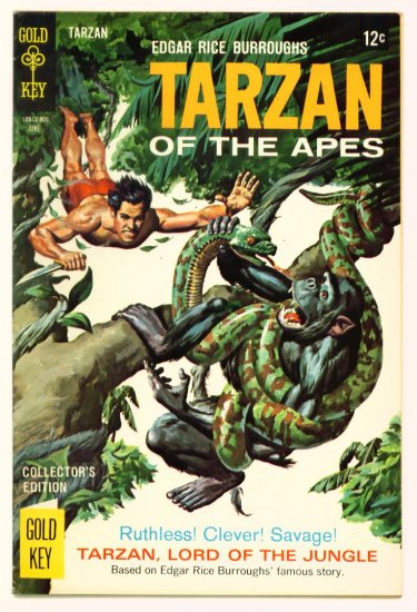TARZAN #176 Gold Key Comics 1968