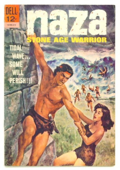 NAZA Stone Age Warrior #4 Dell Comics 1964