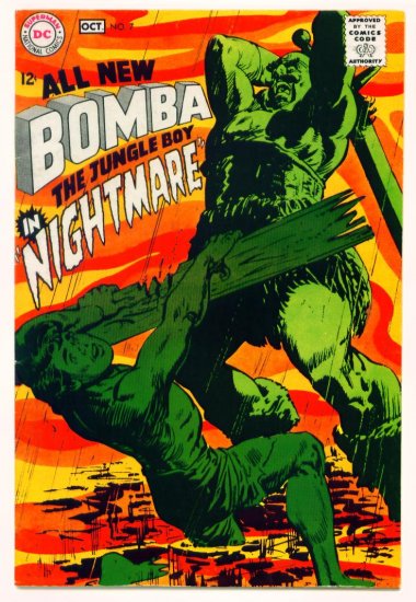BOMBA The Jungle Boy #7 DC Comics 1968