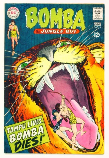 BOMBA The Jungle Boy #5 DC Comics 1968