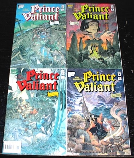 Hal Fosters PRINCE VALIANT #1 - #4 Full Run Marvel Comics