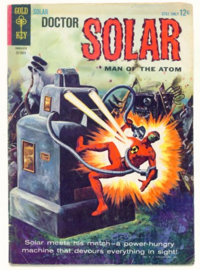 DOCTOR SOLAR Man of the Atom #9 Gold Key Comics 1964