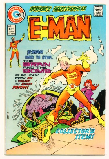 E-MAN #1 Charlton Comics 1973 Steve Ditko