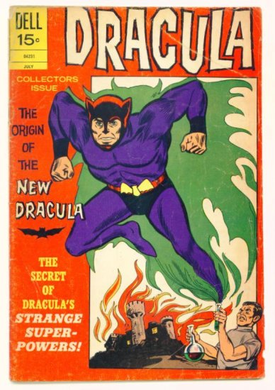 DRACULA #6 Dell Comics 1972 Origin