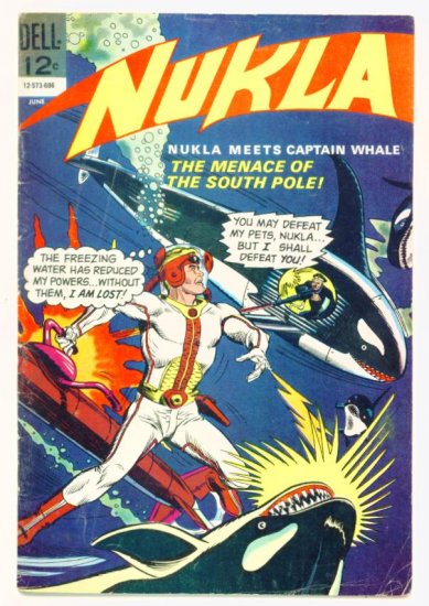 NUKLA #3 Dell Comics 1966 Nuclear Super Hero