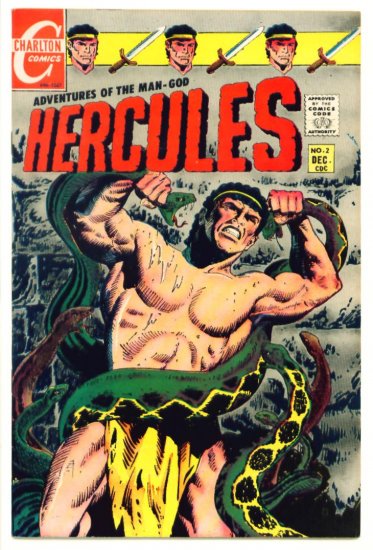 HERCULES #2 Charlton Comics 1967 VERY FINE