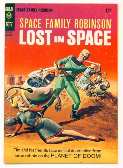 SPACE FAMILY ROBINSON #19 Gold Key Comics 1966 Lost in Space